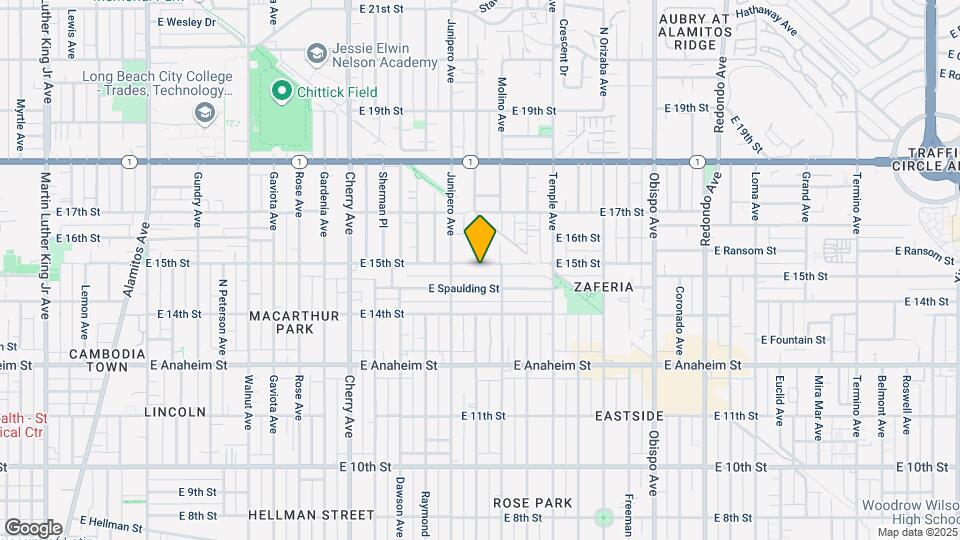 2500 15th St Map and Location Details