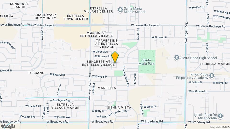 3426 S 72nd Ln Map and Location Details