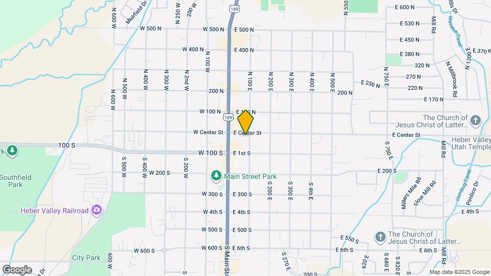 98 E Center St Map and Location Details