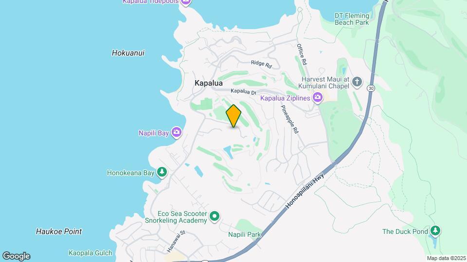 5510 Lower Honoapiilani Rd Map and Location Details