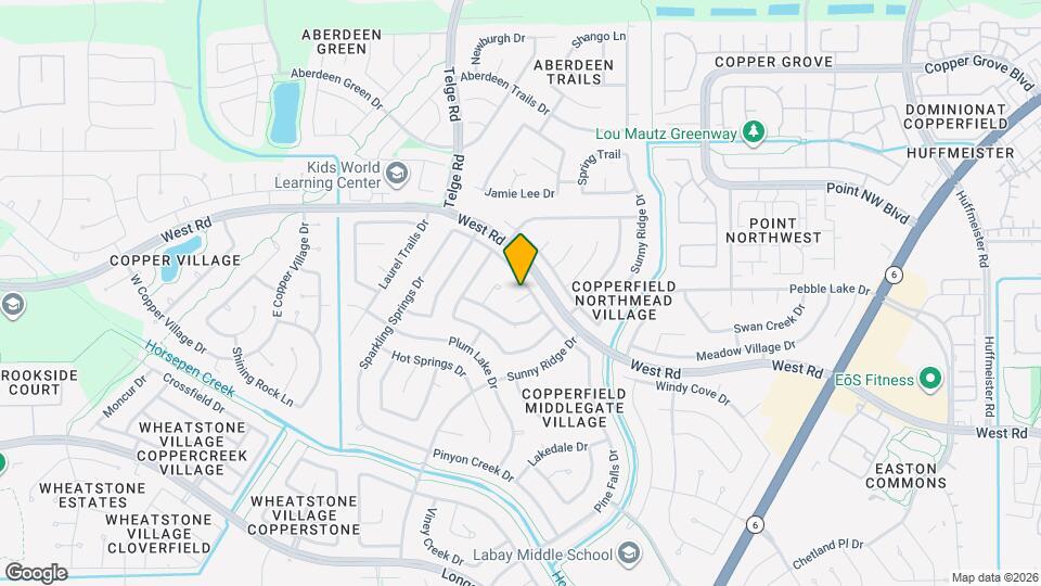 15806 Locust Grove Dr Mapa y Detalles de la Ubicación