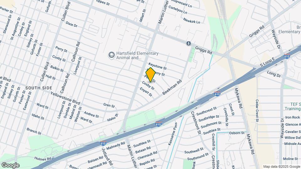 5231 Cosby St Mapa y Detalles de la Ubicación