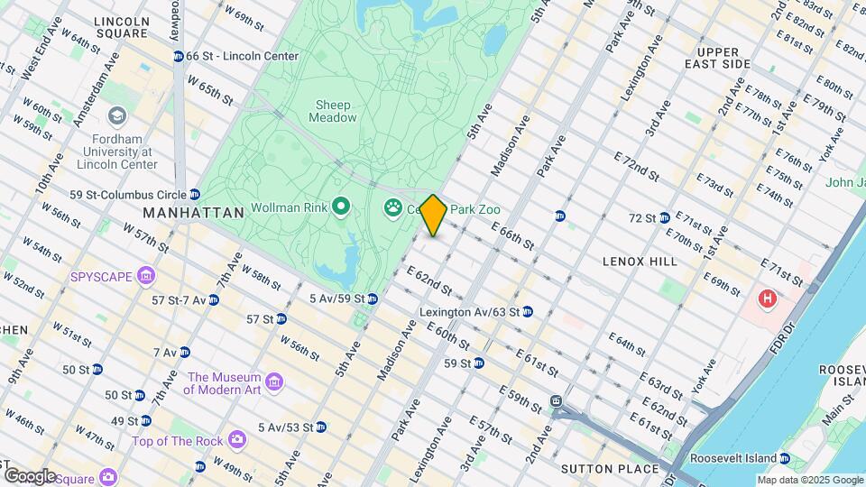 12 E 64th St Map and Location Details