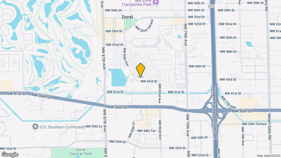 4516 NW 83rd Path Map and Location Details