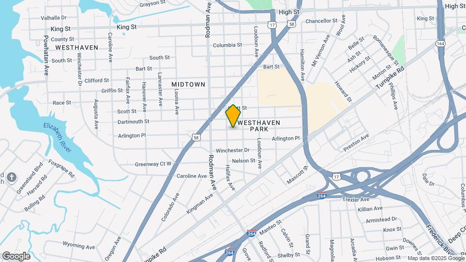 3517 Brighton St Map and Location Details