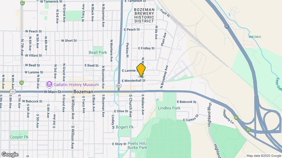 549 E Mendenhall St Map and Location Details