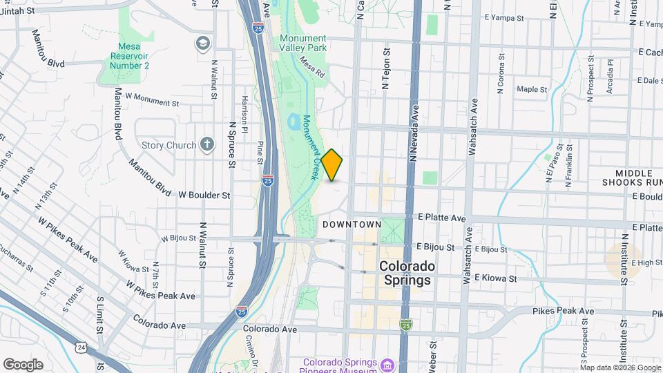 29 W Boulder St Map and Location Details