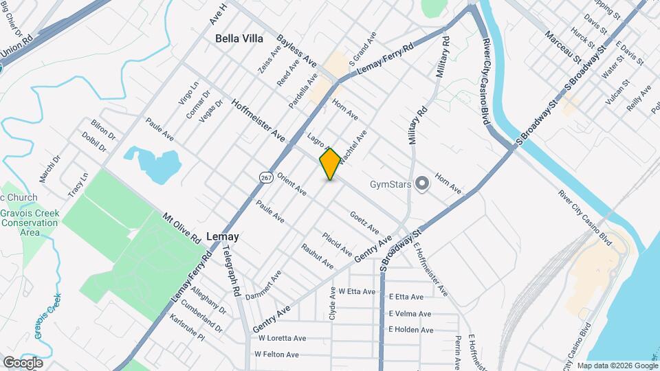 814 Wachtel Ave Mapa y Detalles de la Ubicación