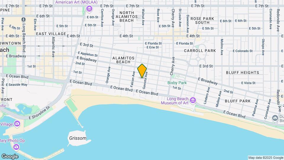 1615 E 1st St Mapa y Detalles de la Ubicación