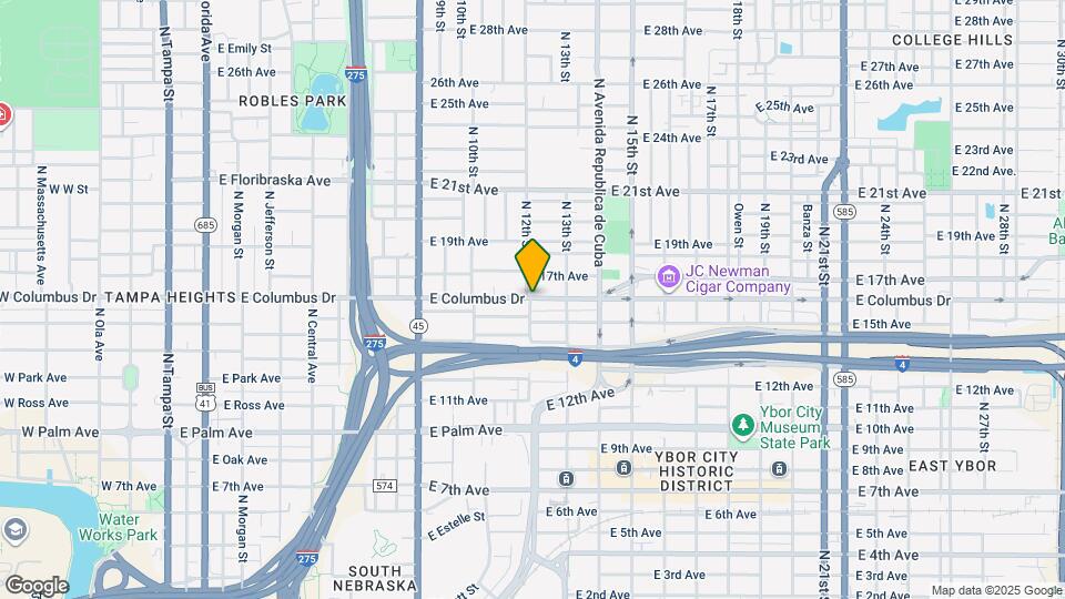 1201 E Columbus Dr Map and Location Details