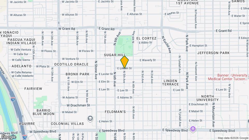 1850 N 5th Ave Map and Location Details