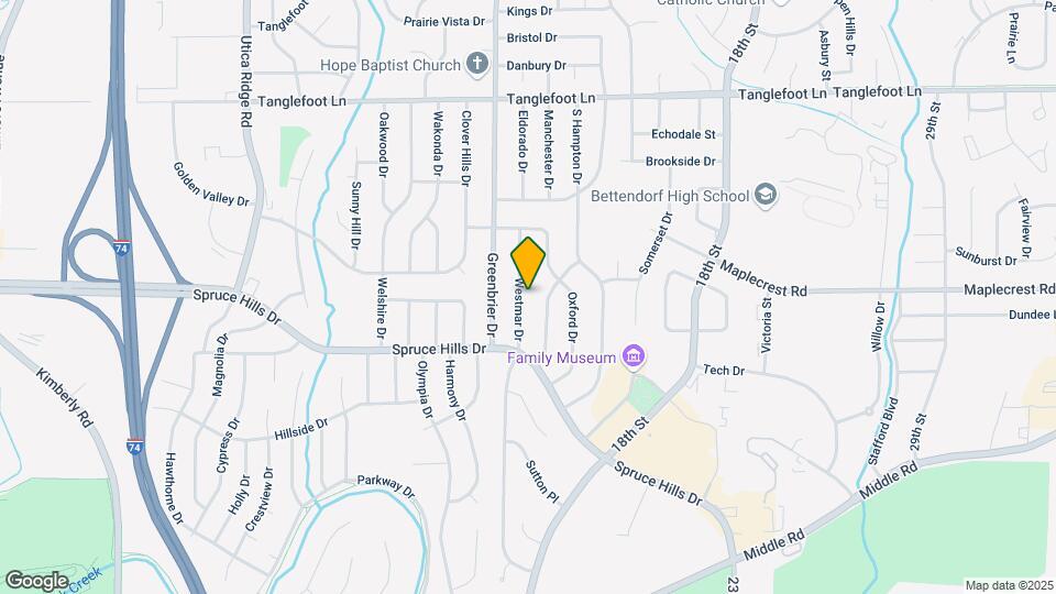 3121 Westmar Dr Map and Location Details