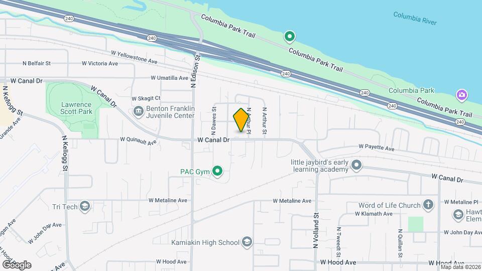 5008 W Canal Dr Map and Location Details