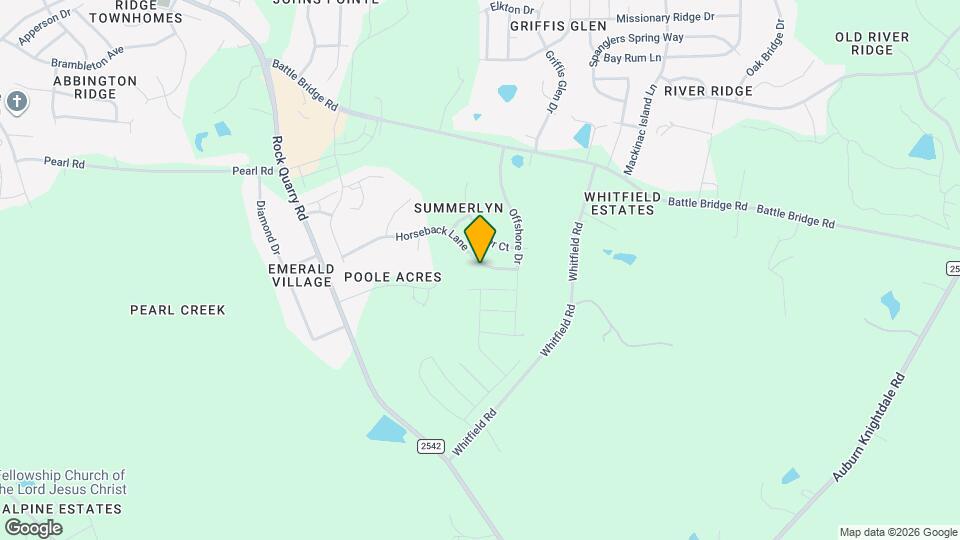 6840 Horseback Ln Map and Location Details