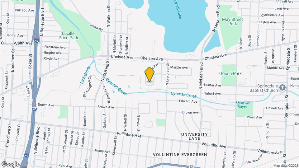 1155 N Belvedere Blvd Map and Location Details