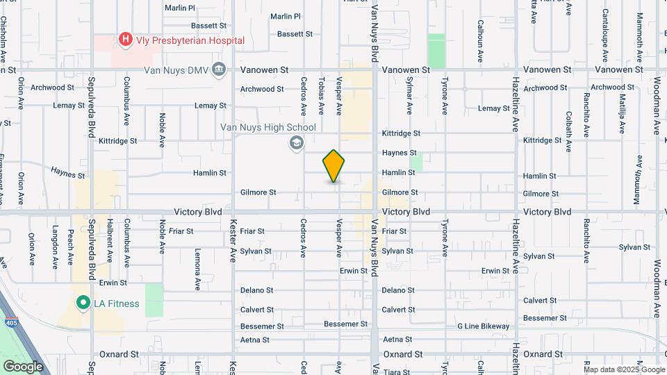 14607 Gilmore St Map and Location Details
