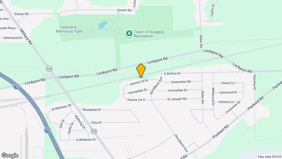 7012 Joanne Cir N, Unit Duplex Map and Location Details