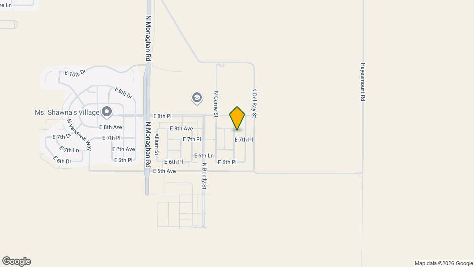 778 N Clubview St Map and Location Details