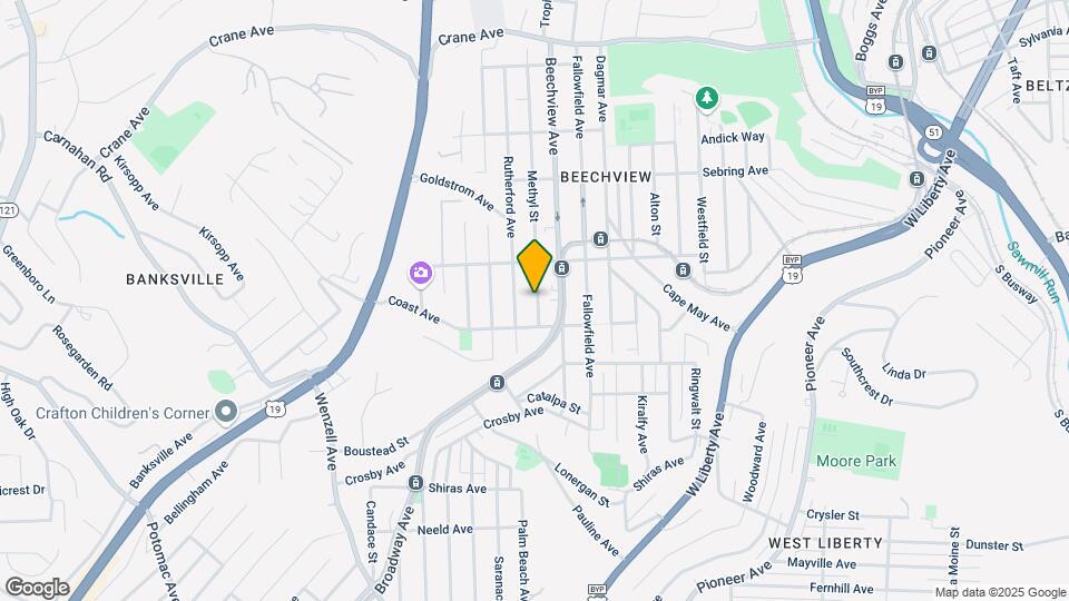 1638 Methyl St Map and Location Details