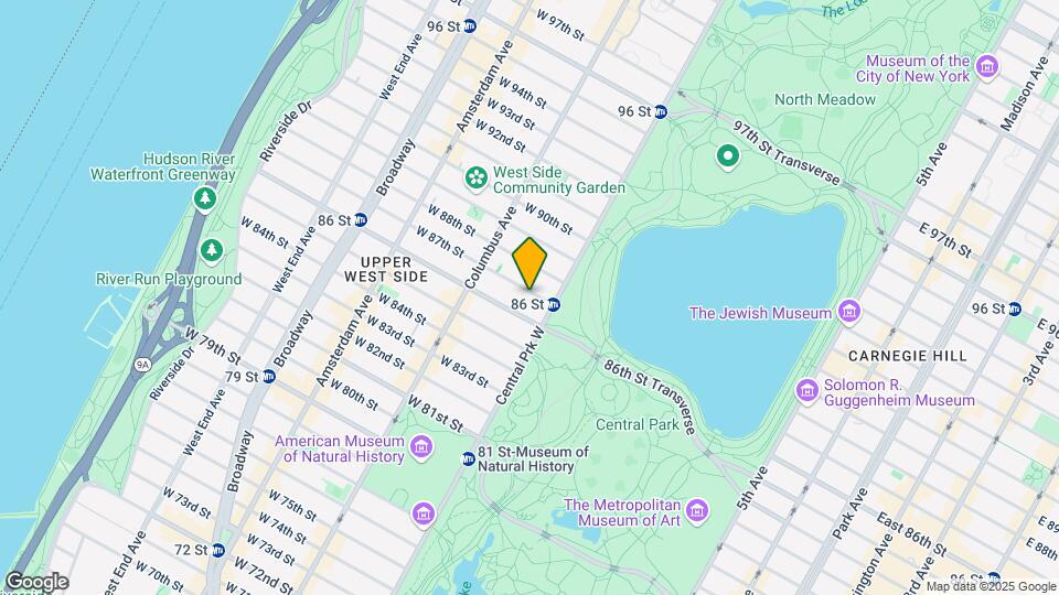 16 W 87th St Map and Location Details