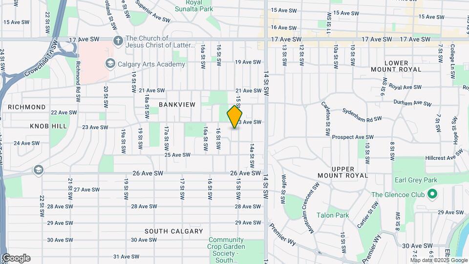 15 15 St SW Map and Location Details