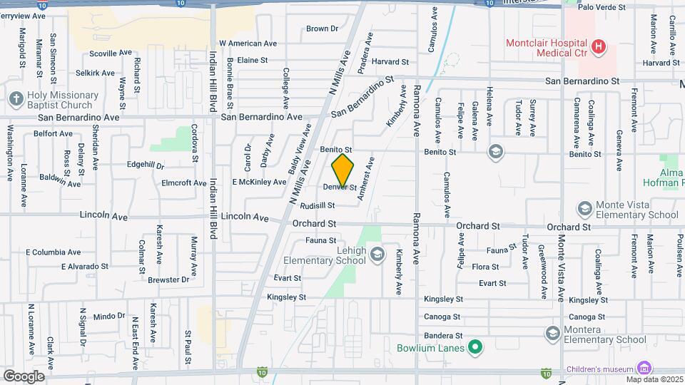 4285 Denver St Map and Location Details