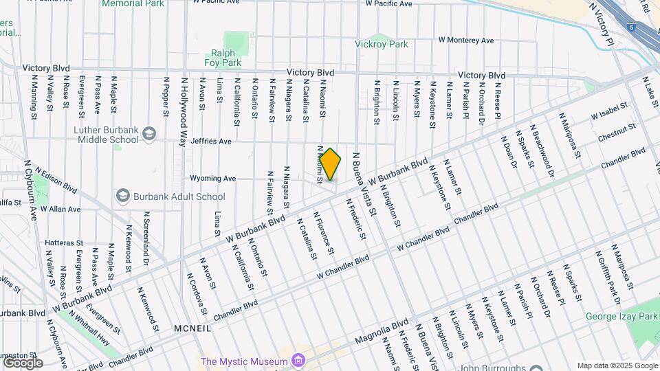 2611 W Wyoming Ave Map and Location Details