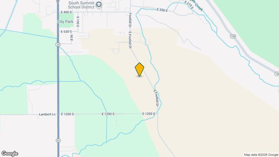 948 S Foothill Dr Map and Location Details