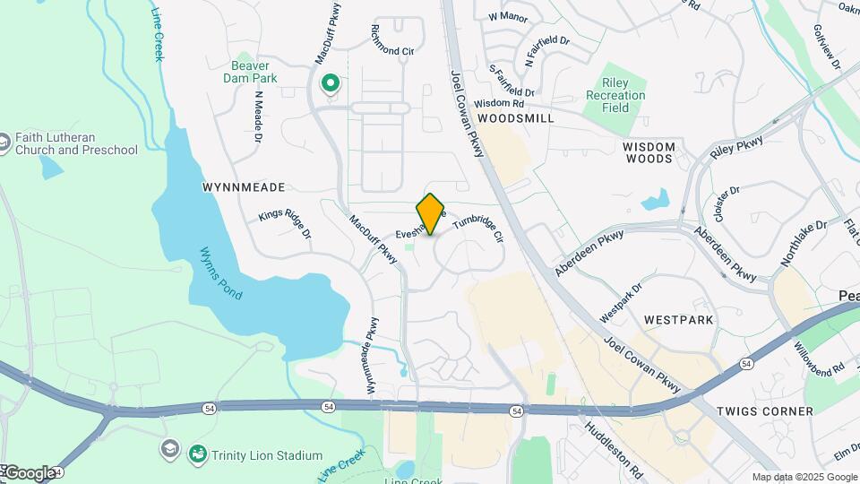 288 Turnbridge Cir Map and Location Details