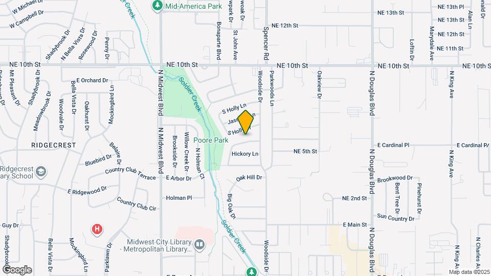 1101 Sycamore Dr Map and Location Details