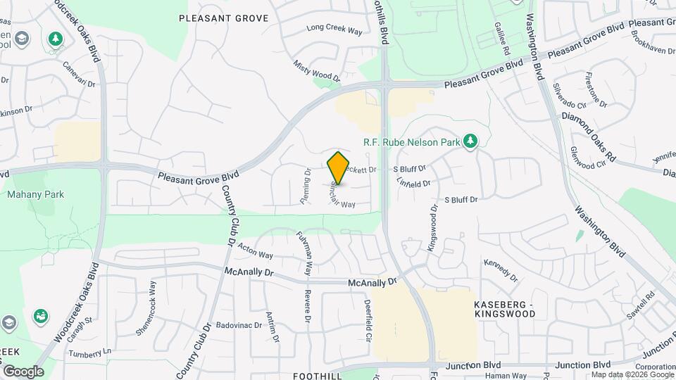 1142 Sinclair Way Map and Location Details