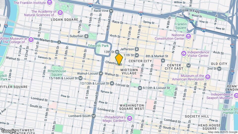 1216 Chestnut St Map and Location Details