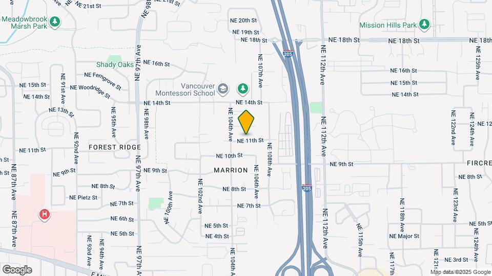 10514 NE 11th St Map and Location Details
