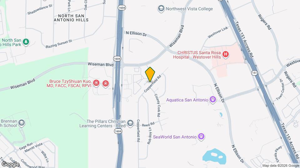 1823 Copperfield Rd Map and Location Details