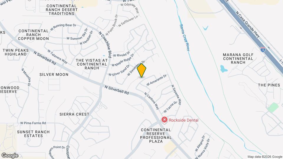 7146 W Hunnington Dr Map and Location Details