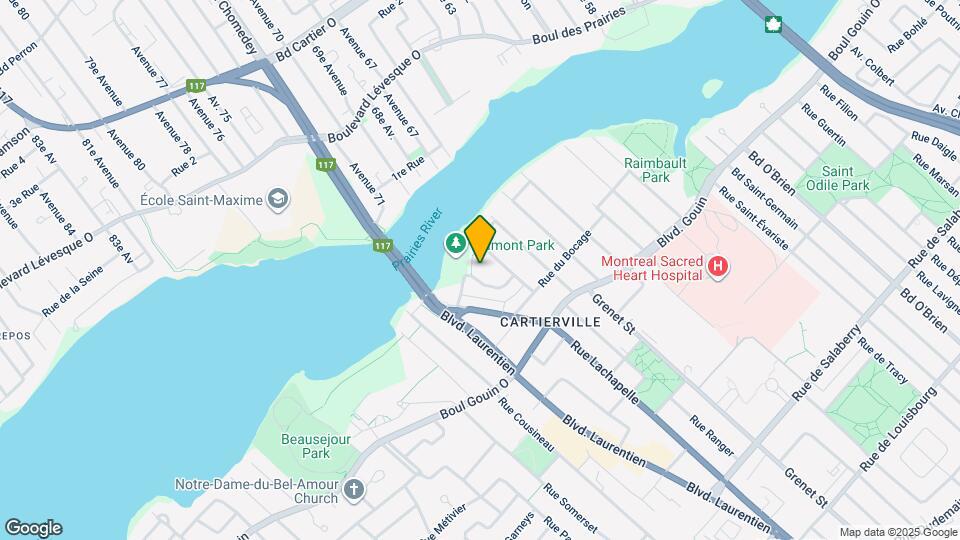 12549 Odette-Oligny Rue Map and Location Details