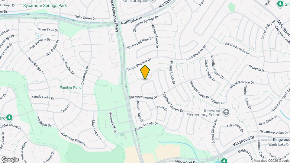 3319 Hickory Brook Ln Map and Location Details