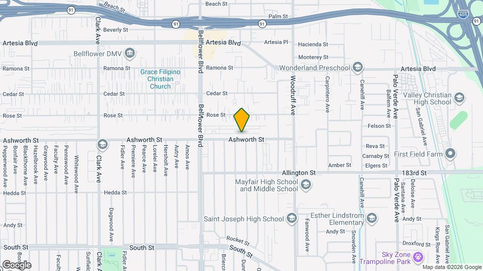 5643 Ashworth St Map and Location Details