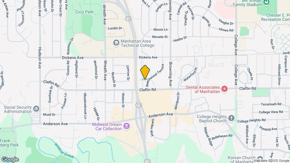 1420 Cambridge Pl Map and Location Details