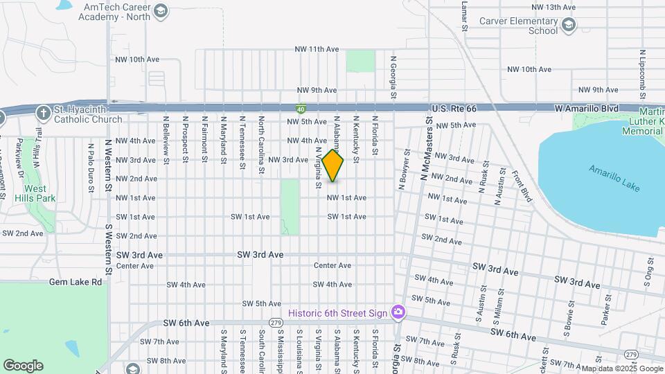 107 N Alabama St Map and Location Details