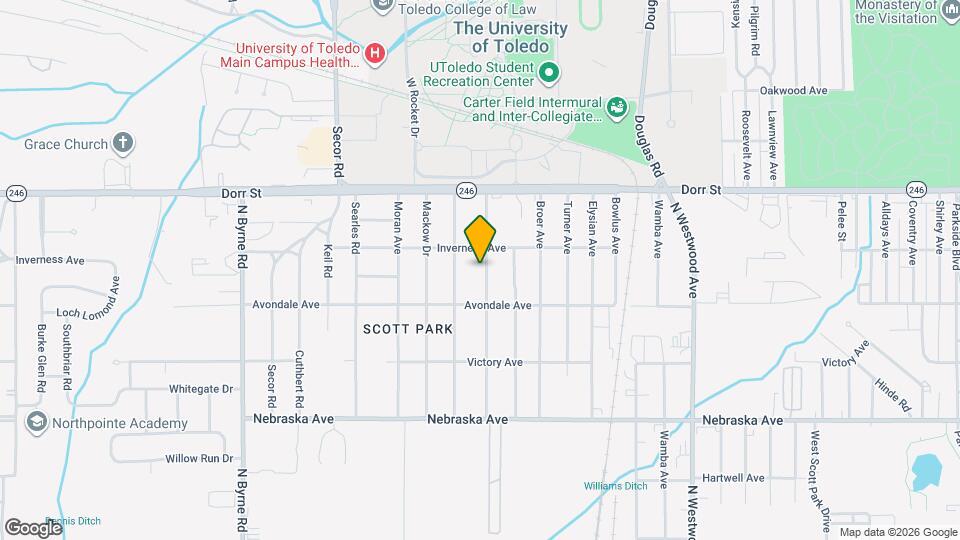1005 Brookley Blvd Map and Location Details