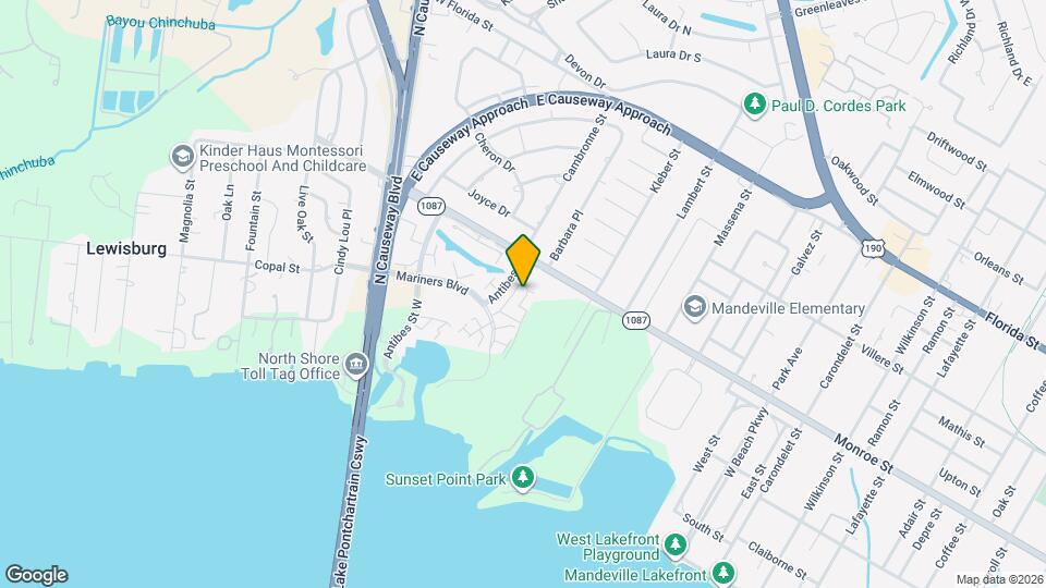 222 Sandra Del Mar Dr Map and Location Details