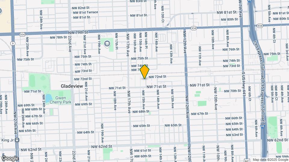 7136 NW 14th Pl Map and Location Details