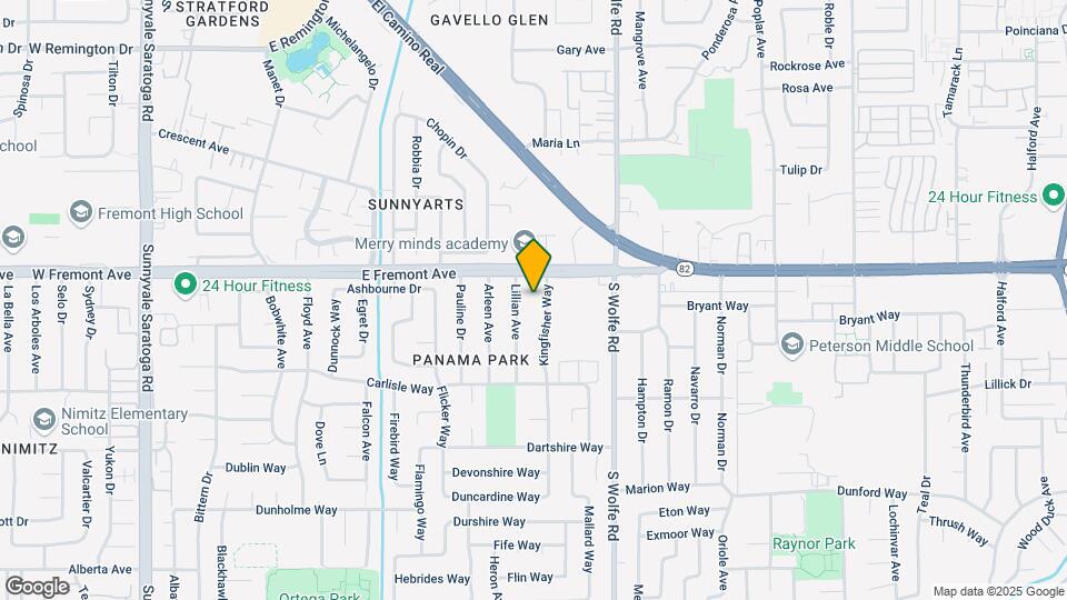 1315 Kingfisher Way Map and Location Details