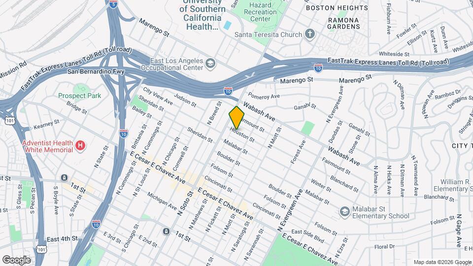 2428 Houston St, Unit 1 Map and Location Details