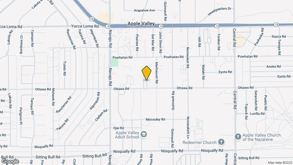 Apple Valley Mobile Ranchos Mapa y Detalles de la Ubicación