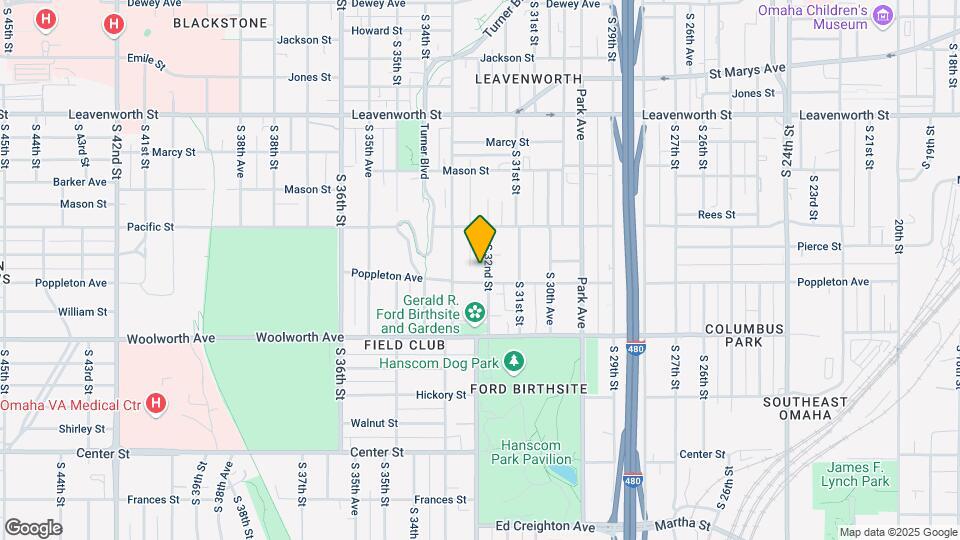 1138 S 32nd St Map and Location Details