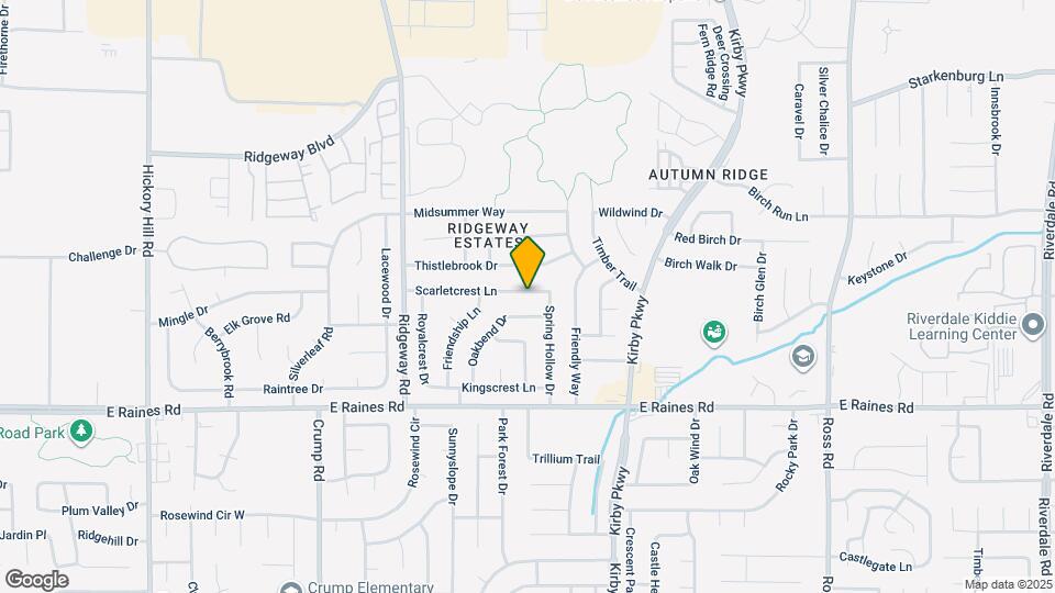 6347 Scarletcrest Ln Map and Location Details