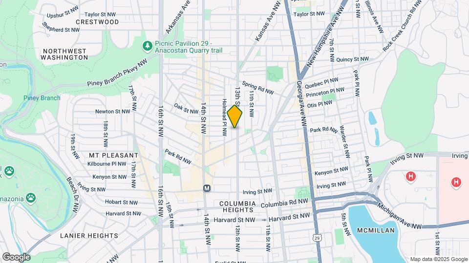 3514 13th St NW Map and Location Details