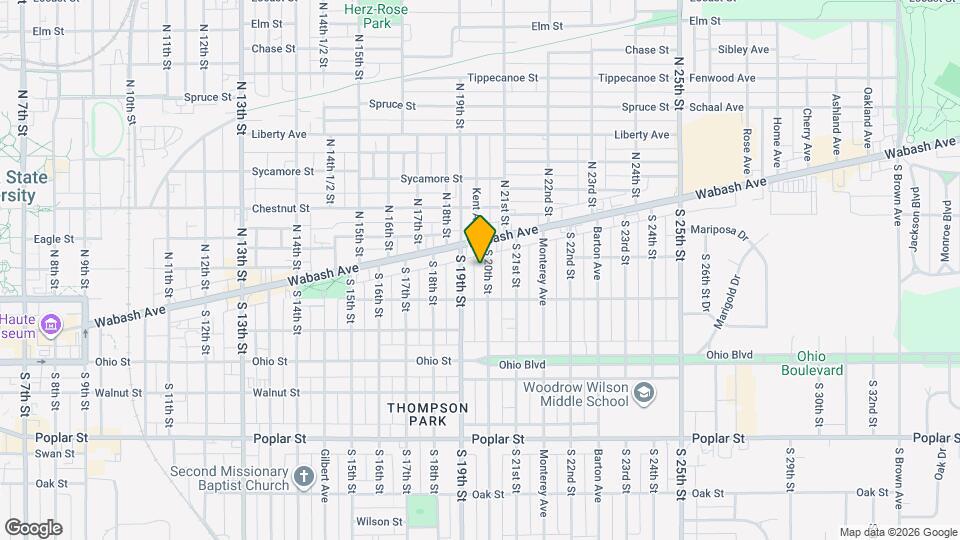 31 S 20th St Map and Location Details